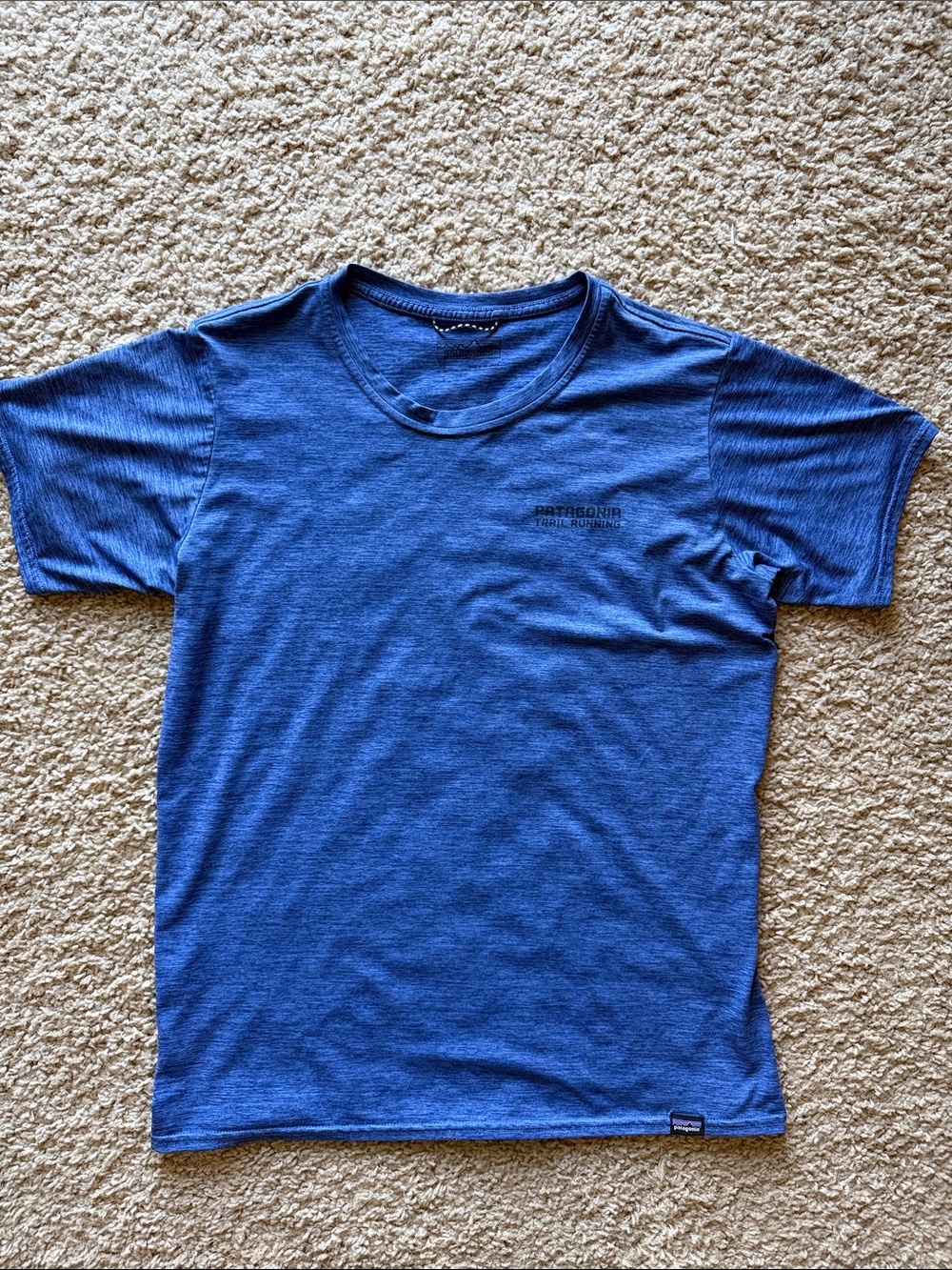 Patagonia Women’s Heather Royal Blue Capilene Short-Sleeve Tee